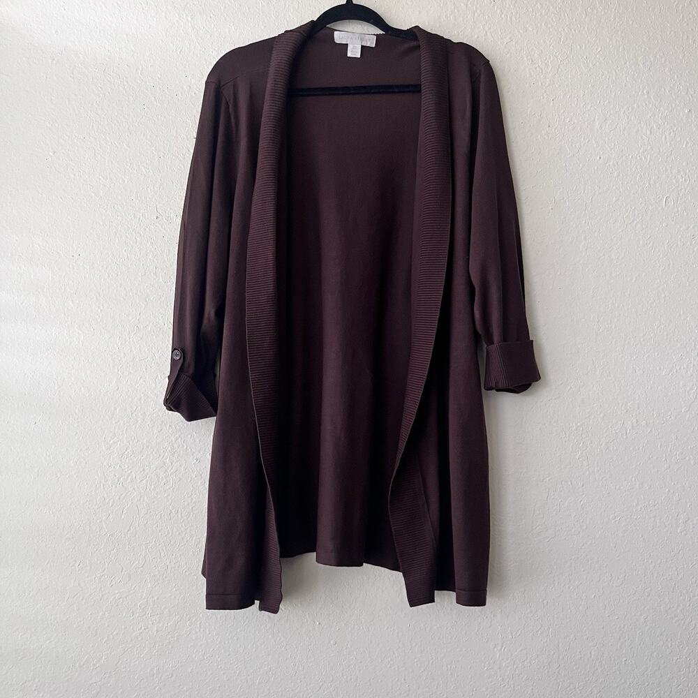 Laura Ashley Women’s Open Front Cardigan‎ Size 3X